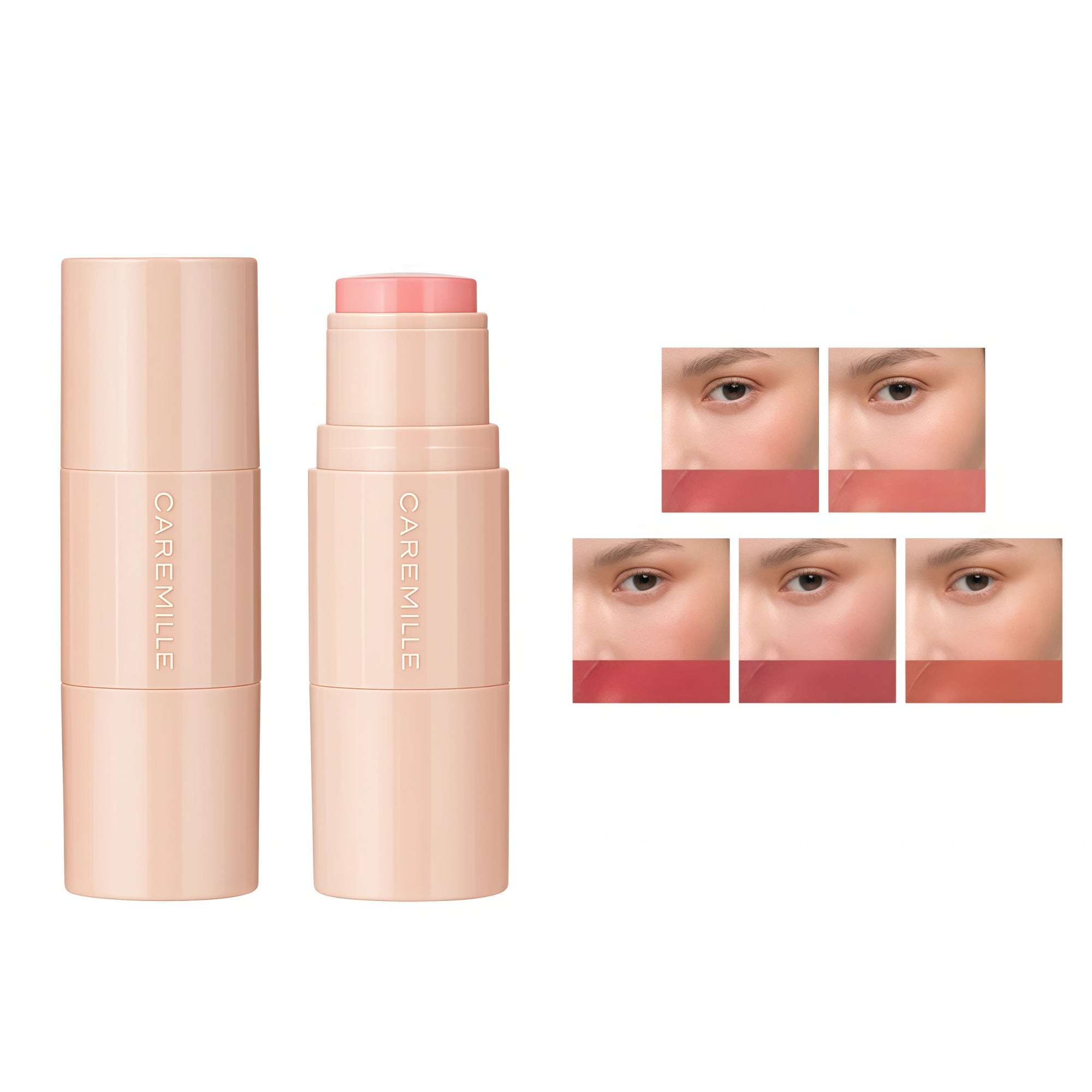 CAREMILLE Double-head Moist Matte Blusher Stick T5688