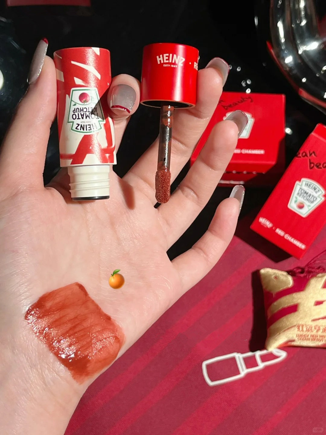 RED CHAMBER X HEINZ Multi-Use Makeup Cream For Blusher & Eyeshadow & Lipstick T4261