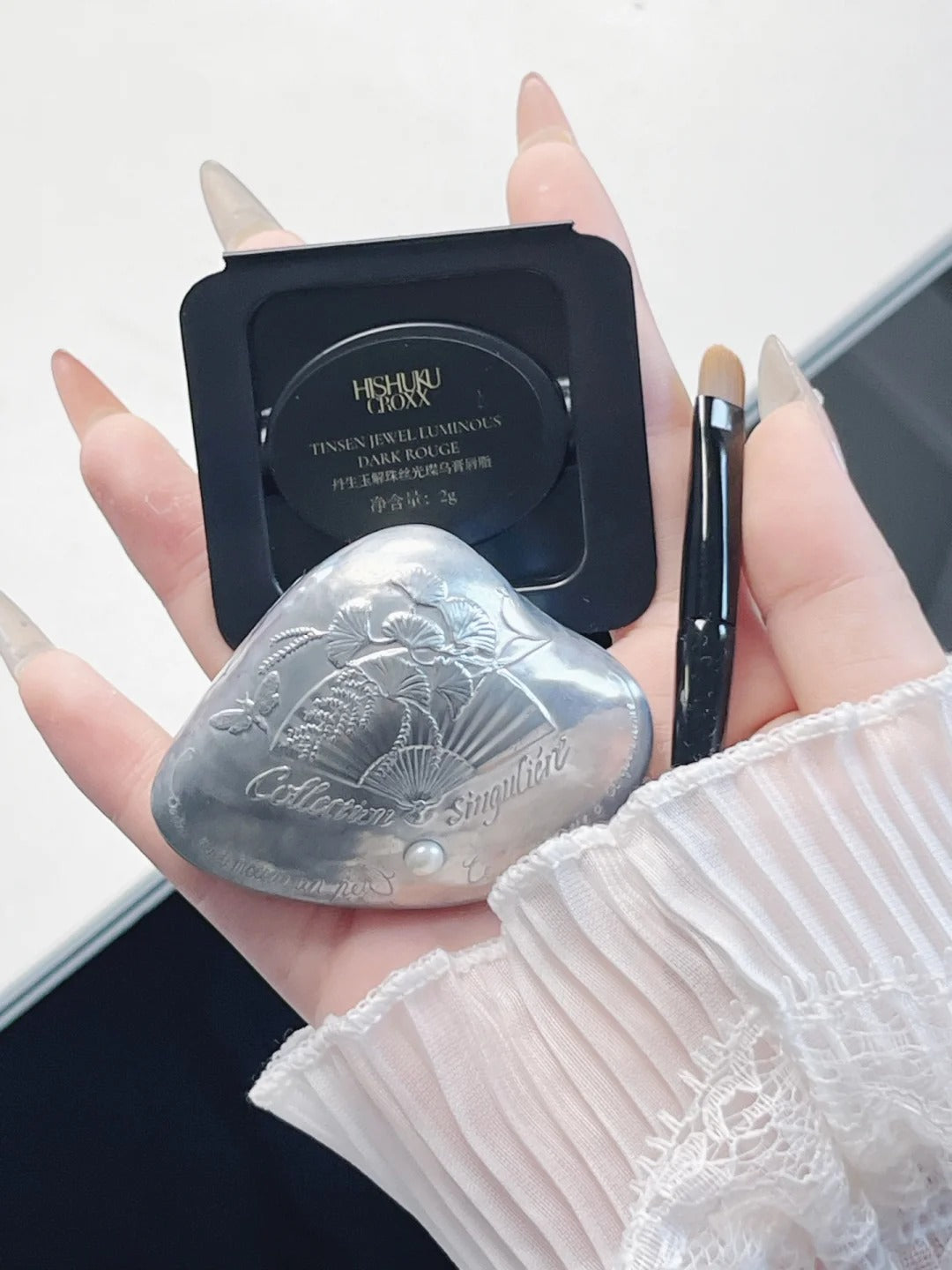 CROXX Tinsen Jewel Luminous Dark Rouge Lip Mud T4476