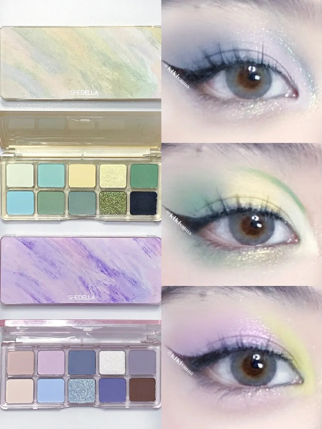 SheDella Colorful Dream 10-Color Eyeshadow Palette T4434