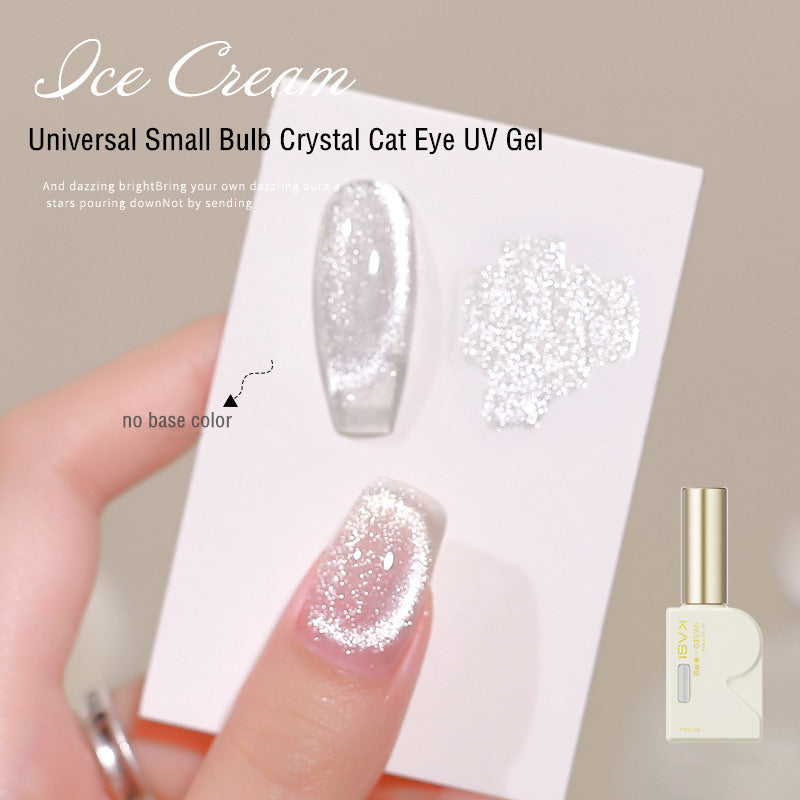 KaSi 15ml Healthy Small Bulb Crystal Cat Eye Gel Polish T3596