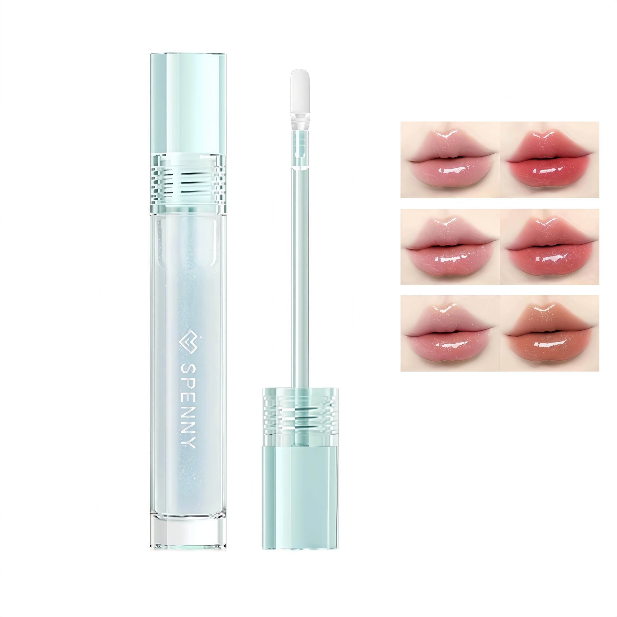 SPENNY Lake Vine Echo Collection Diamond Glitter Glossy Lip Gloss T5687