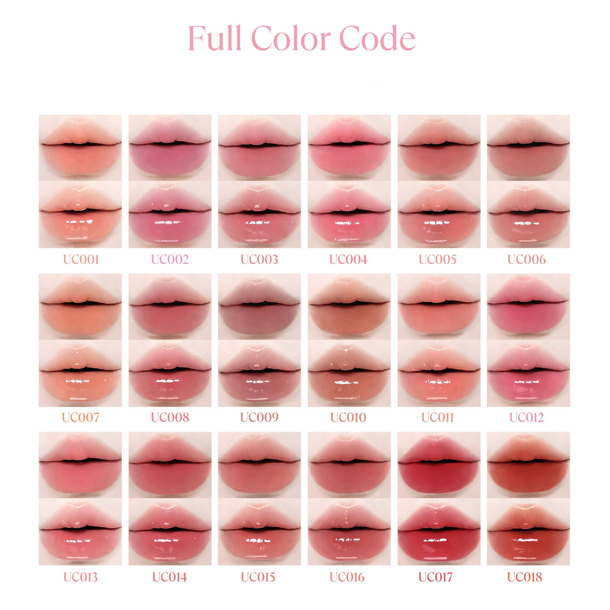 Mooneyes Color Diary Collection Matte & Glossy Double-head Lip Glaze T6028