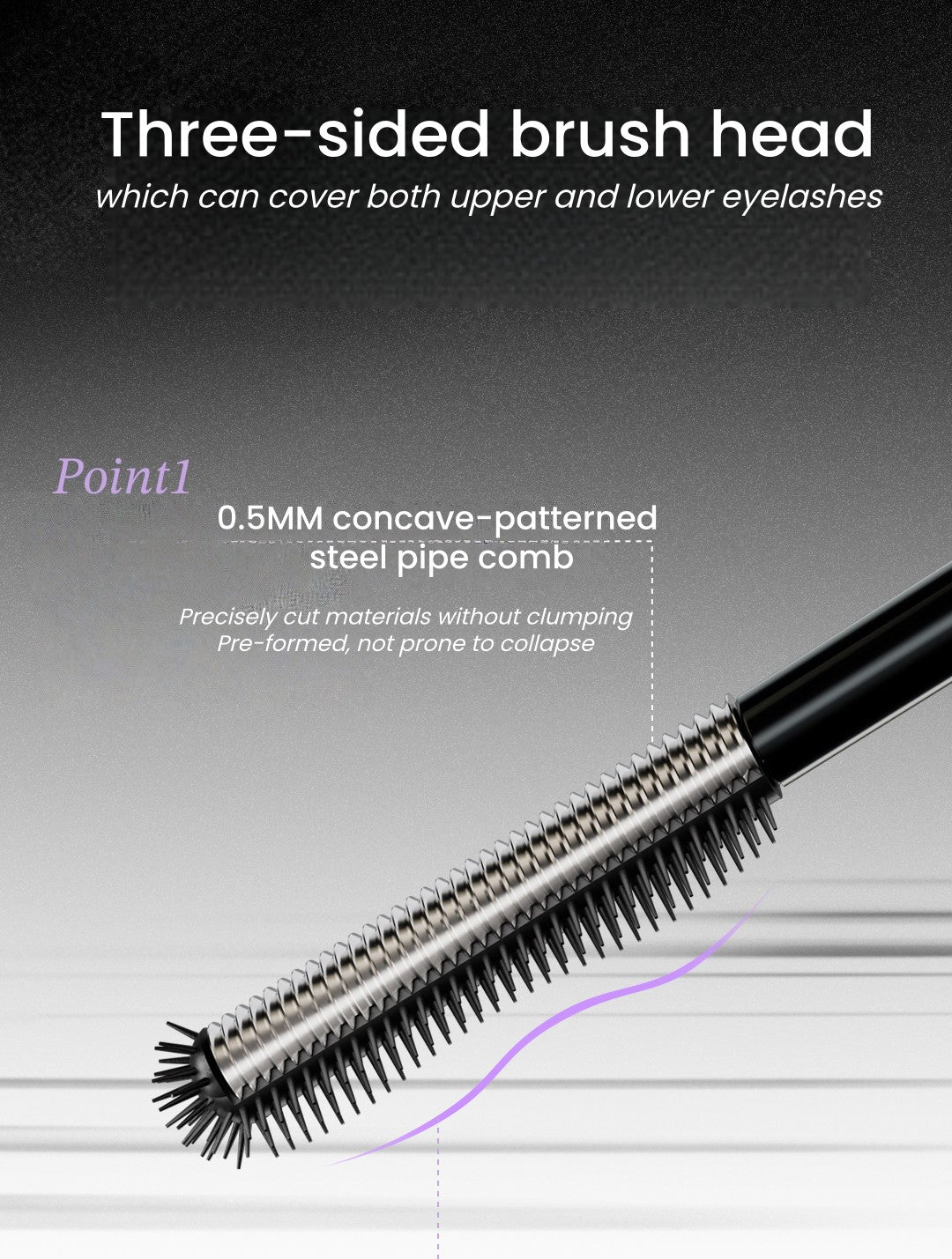LITTLE ONDINE Black-wing Collection Long-wear Lengthen Mascara T5592