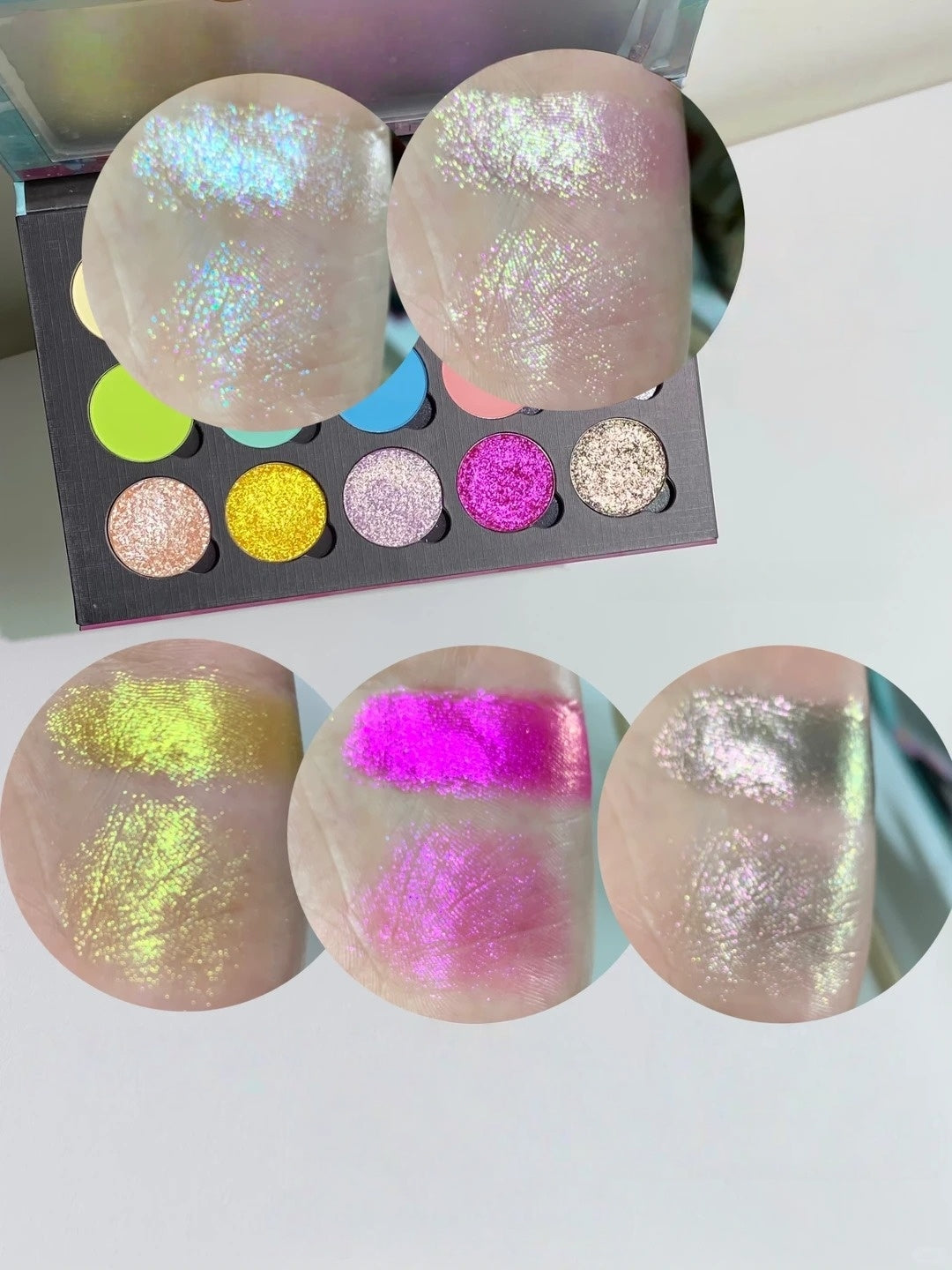 CHOIZ BEAUTY 15-color Porcelain Glazes Eyeshadow Palette T5728