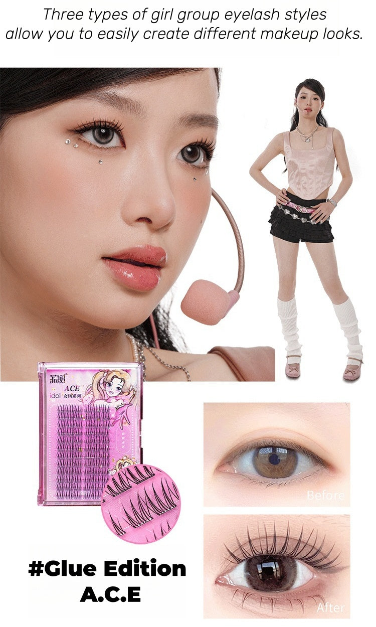 Lishu Missy Idol Collection Glue-free Natural Flase Eyelashes T4578