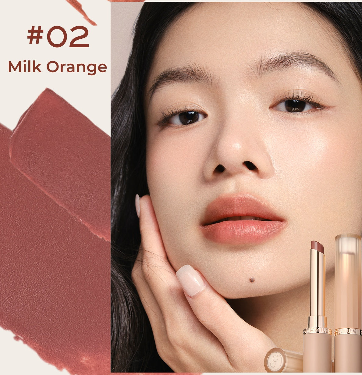 CAREMILLE Moisture Long-wear Velvet Matte Lipstick T5050