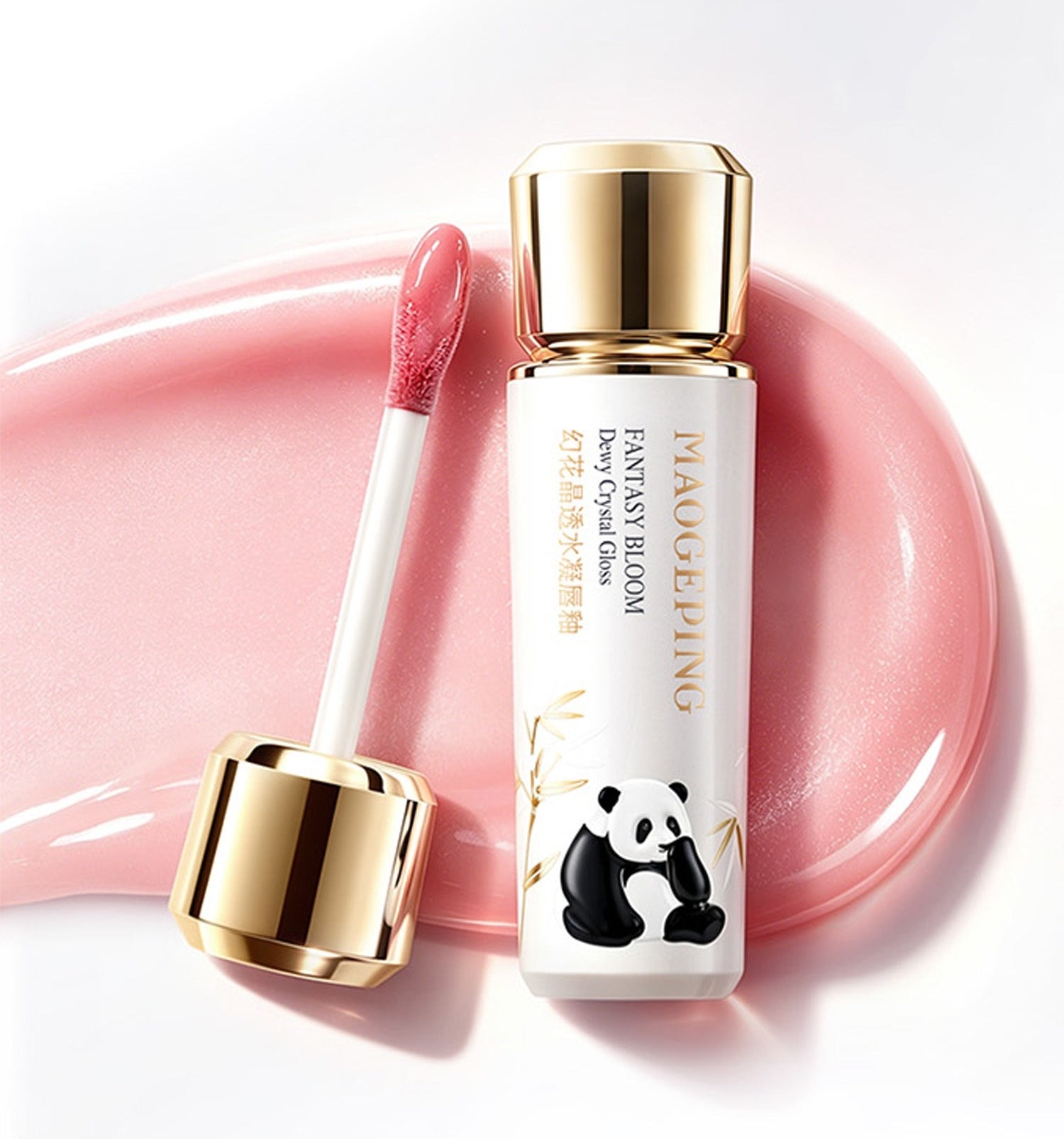 MAOGEPING X Panda Creation Glossy Lip Gloss T5990