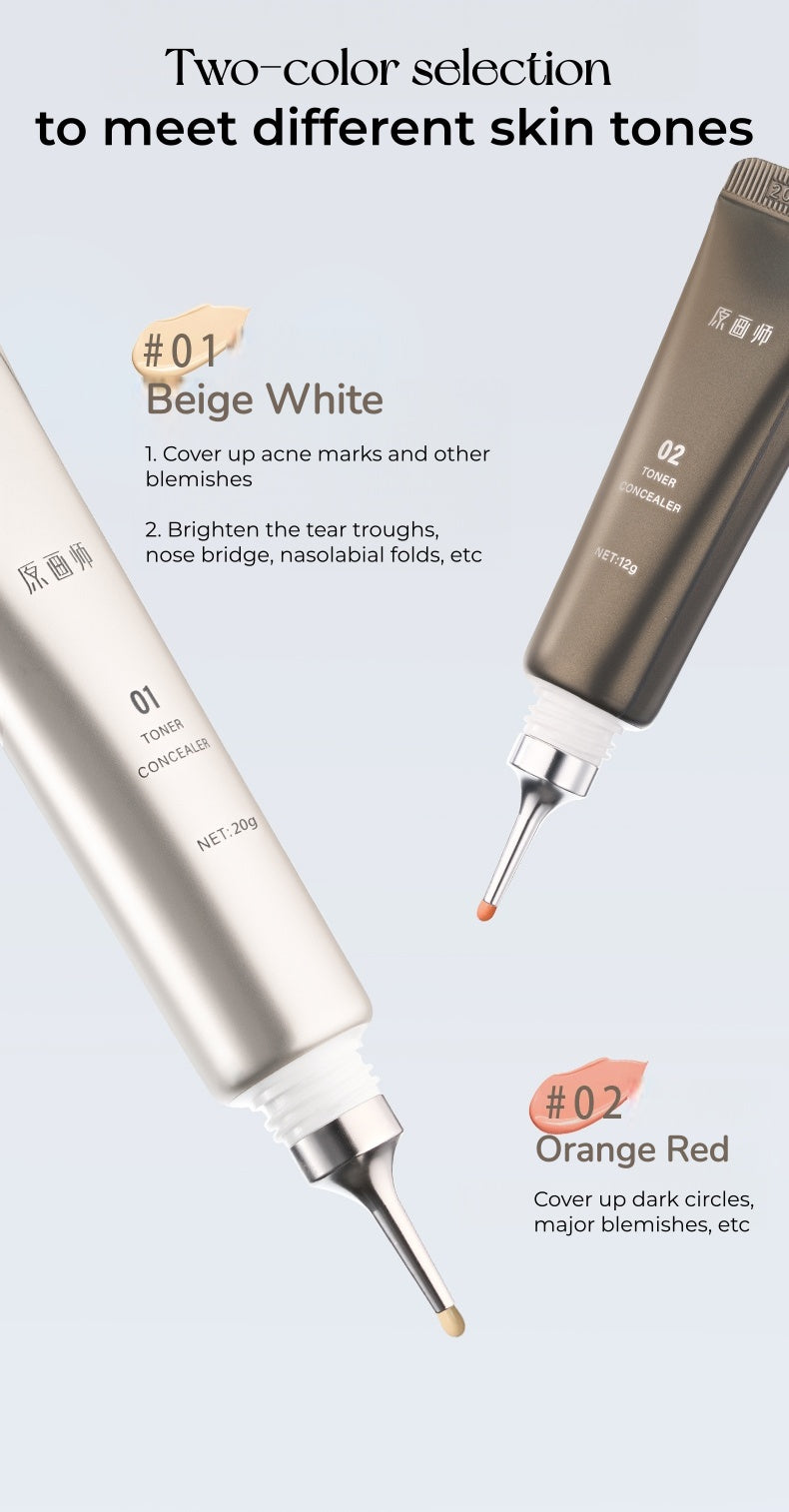 ORIGINAL ARTIST High Coverage Skin-fitting Moist Liquid Concealer T5372