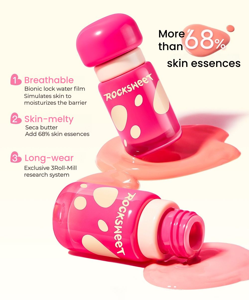 ROCK SWEET Glossy Moist Liquid Blusher T5544