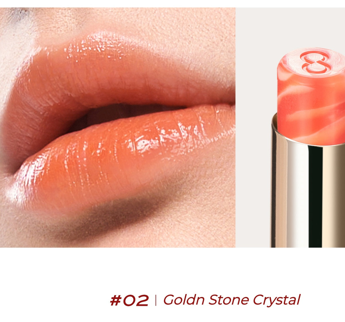 CAREMILLE Marble Moist Color-changing Lipstick T5280