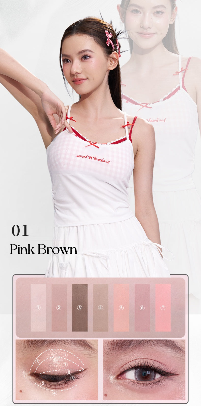 ORIGINAL ARTIST Pearlescent & Matte Smoky Eyeshadow Palette T5371