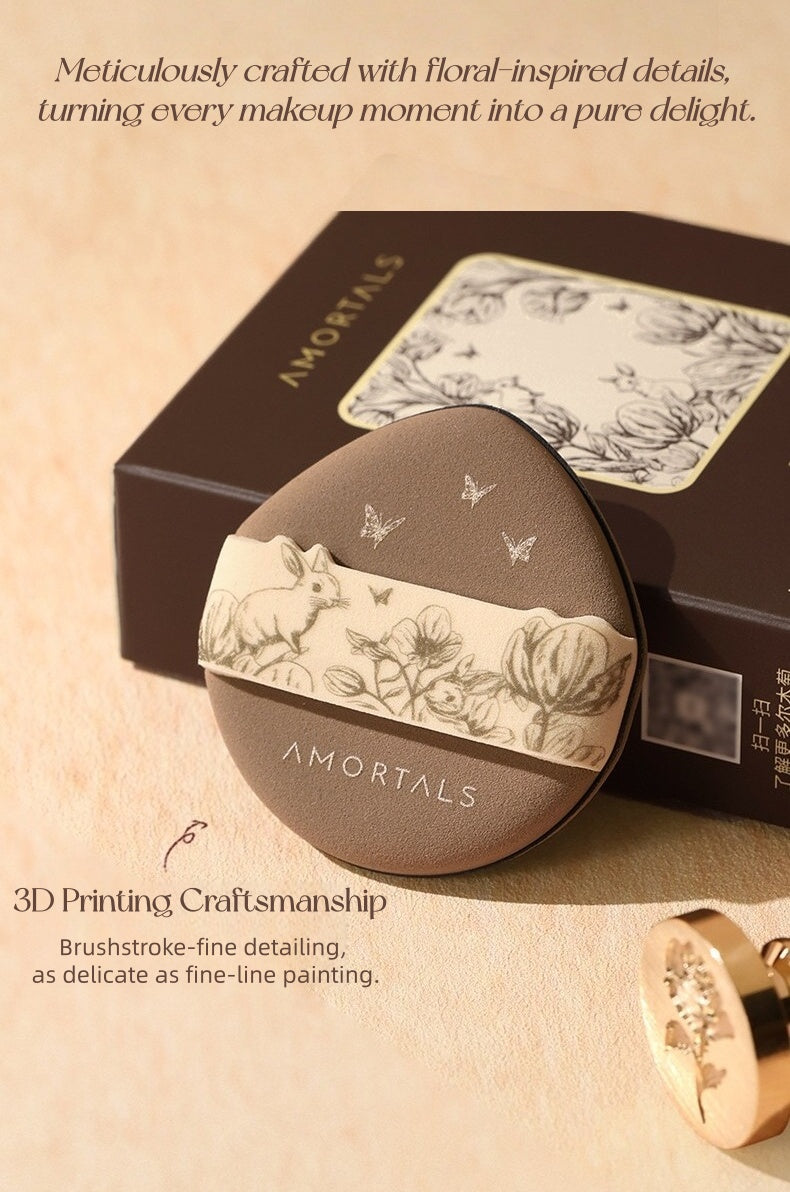 AMORTALS Garden Collection Makeup Powder Puff Set 2.0 T5740