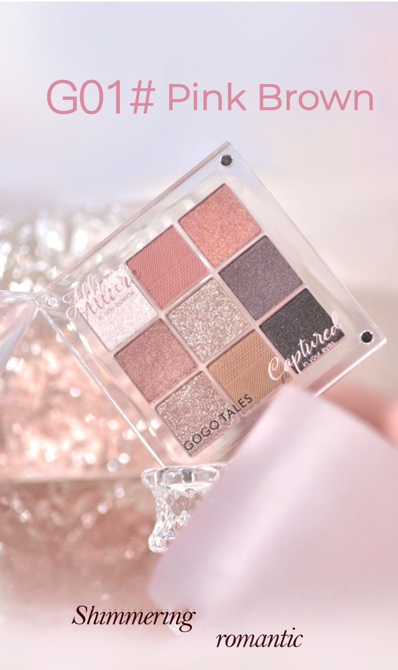 GOGO TALES Magnetic Sliding Cover Smoky Eyeshadow Palette T5234