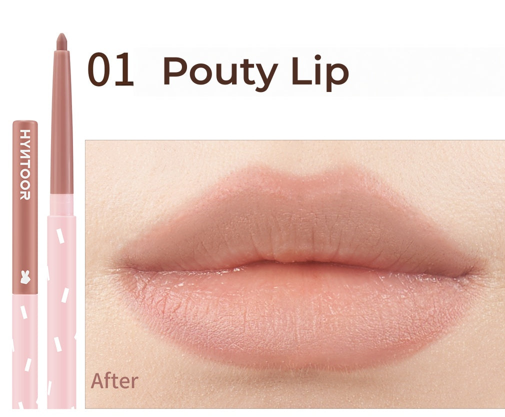 HYNTOOR Chocolate Bar Velvet Matte Lip Liner Pen T5330