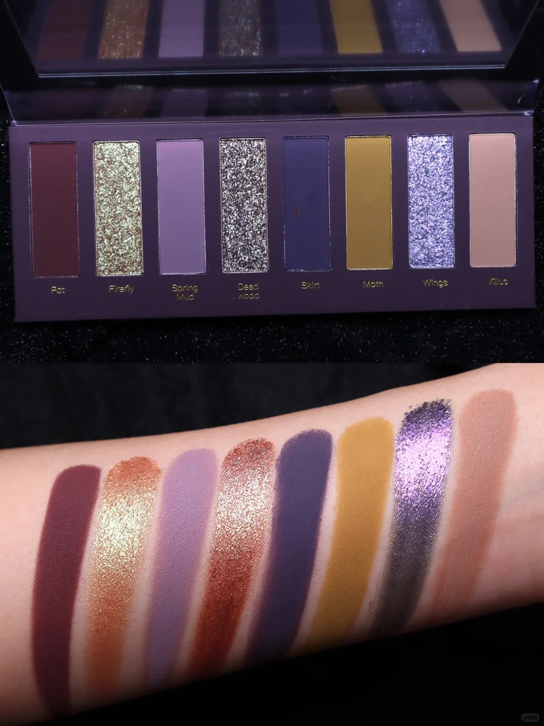 Narimi Purple Dead Wood 8-Color Eyeshadow Palette (5.0) T3945
