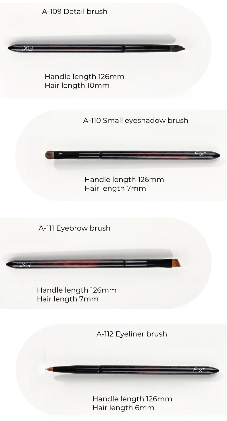 FIX+ Round Embroidery Collection Professional Makeup Brush 12 Pcs Set T4911