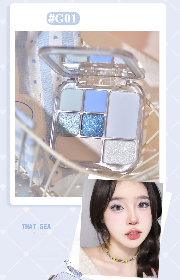GOGO TALES Girlish Heart 7-color Eyeshadow Palette T5093
