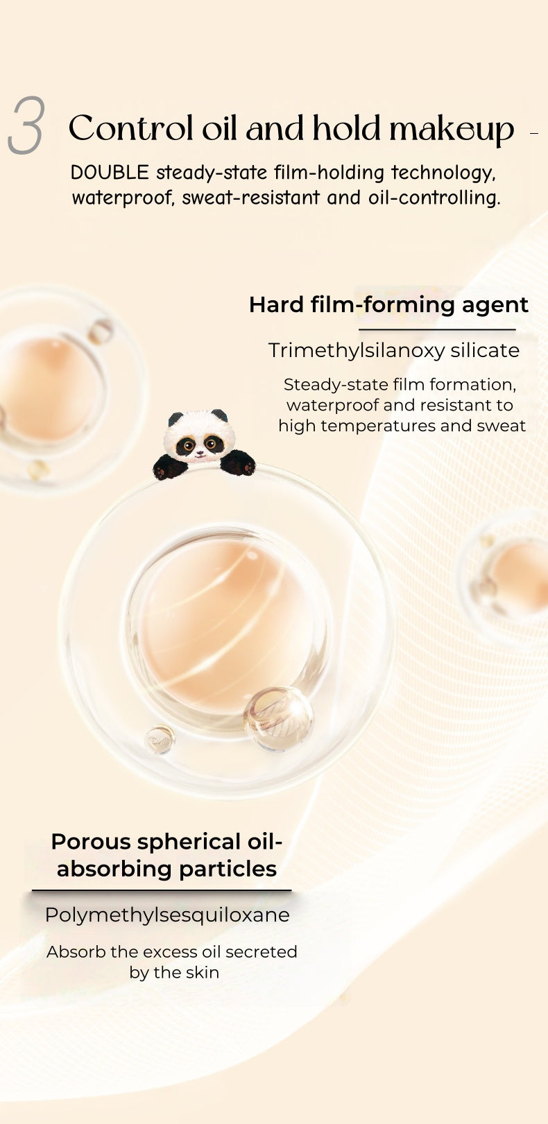 CATKIN Panda Paradise Concealer & Oil-control Air Cushion Foundation T5021