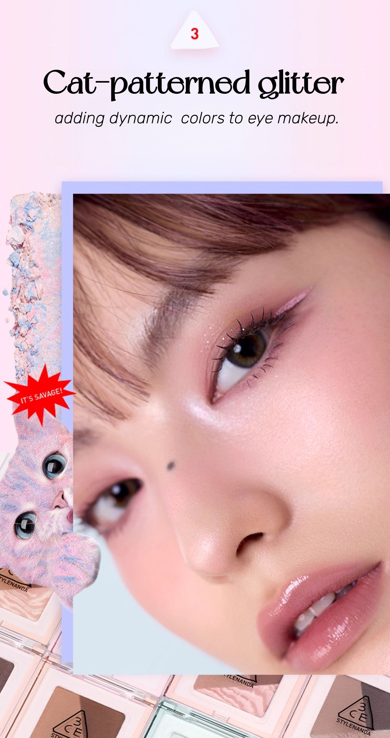 3CE 3-color Color Grid Eyeshadow Palette T5181