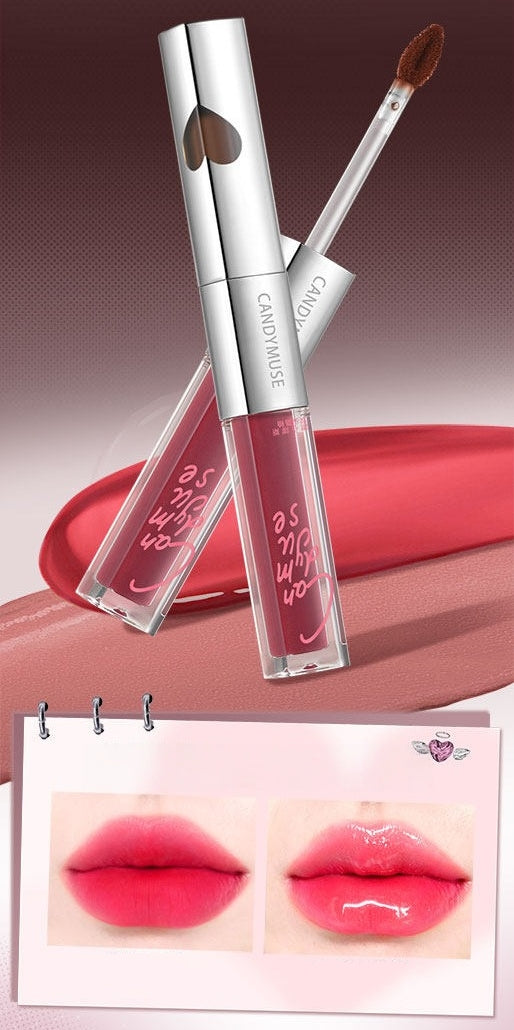 CANDY MUSE Two-color Player Double-head Lip Glaze T5804