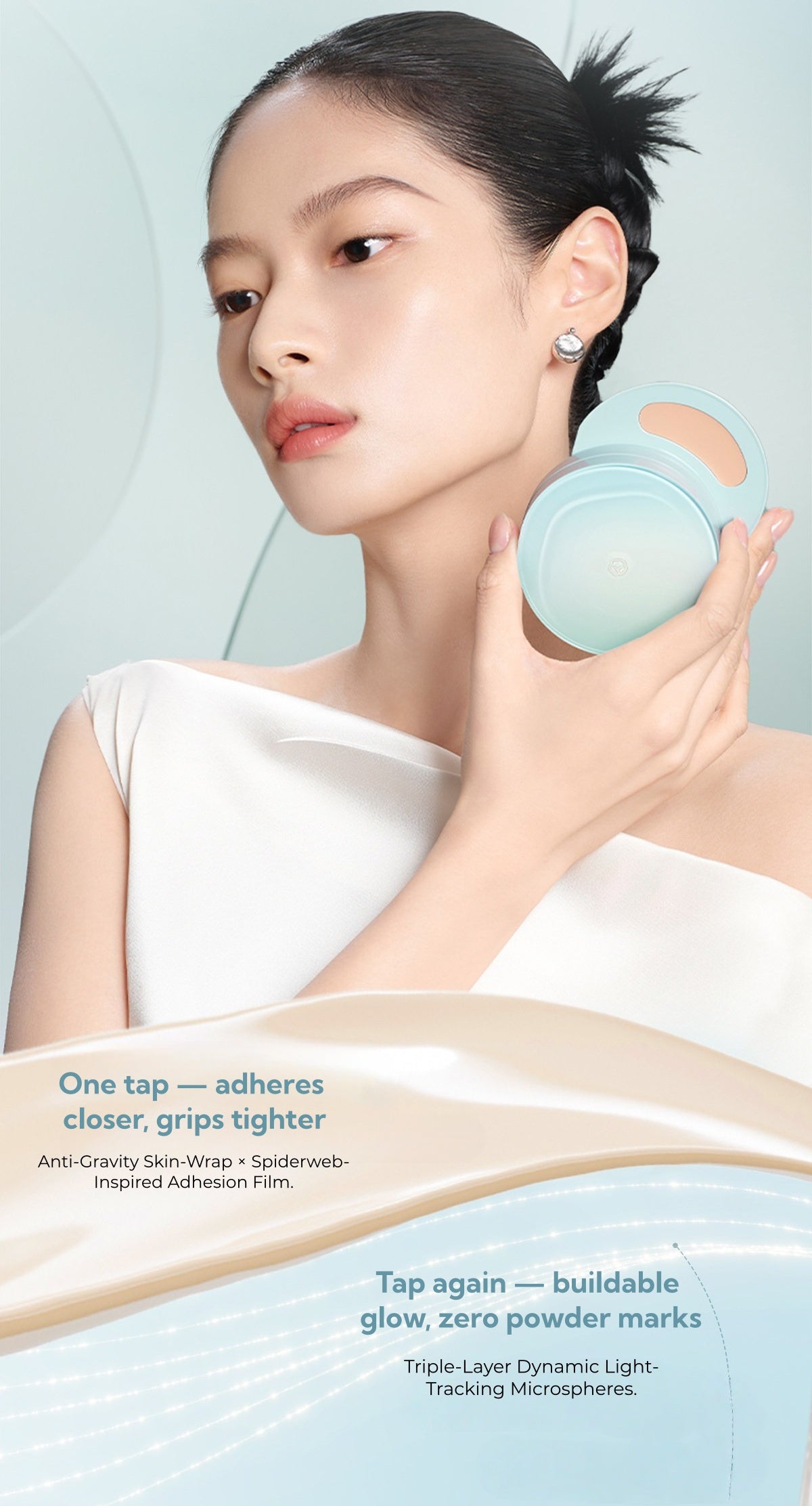 TIMAGE Long-wear Skin-fitting Twins Air Cushion Foundation T6064
