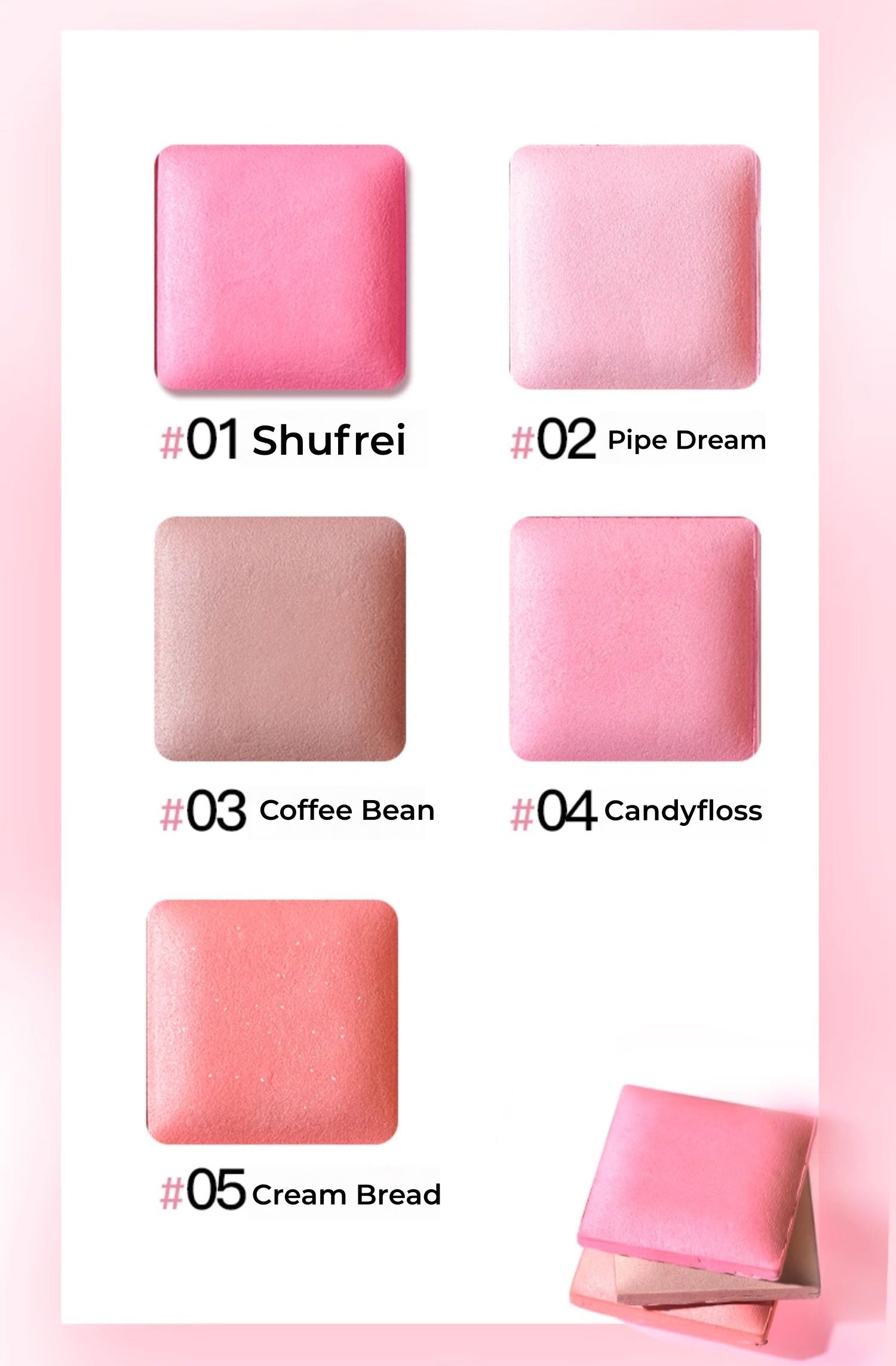 GOGO TALES Baked Mono Matte Blusher Powder T5248