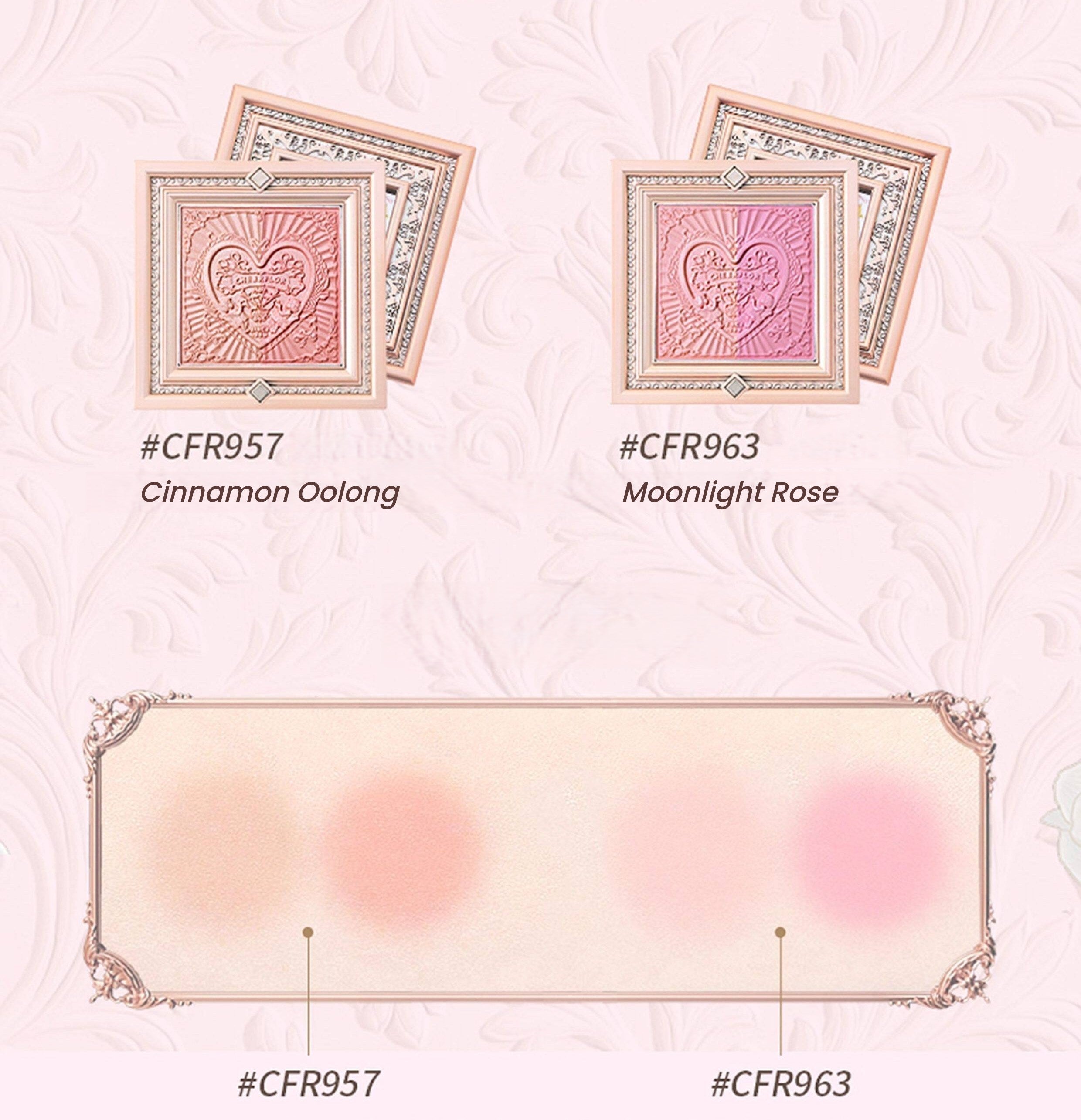 CHEERFLOR Picture Frame Collection Double-color Blusher Palette T5570