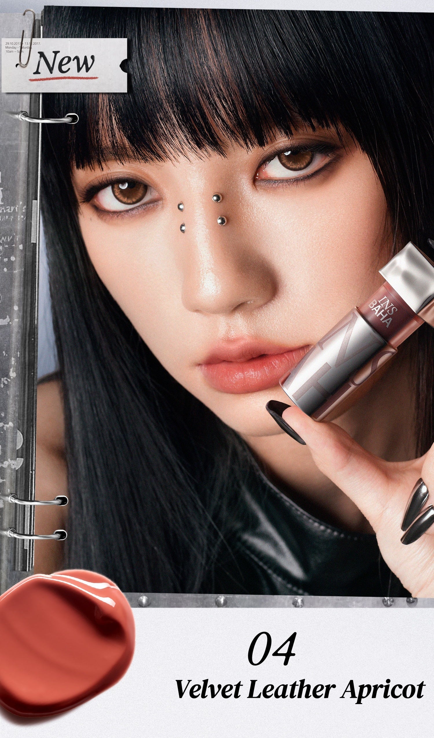 INSBAHA Wavy Long-wear Lip Cream & Lip Gloss T5979