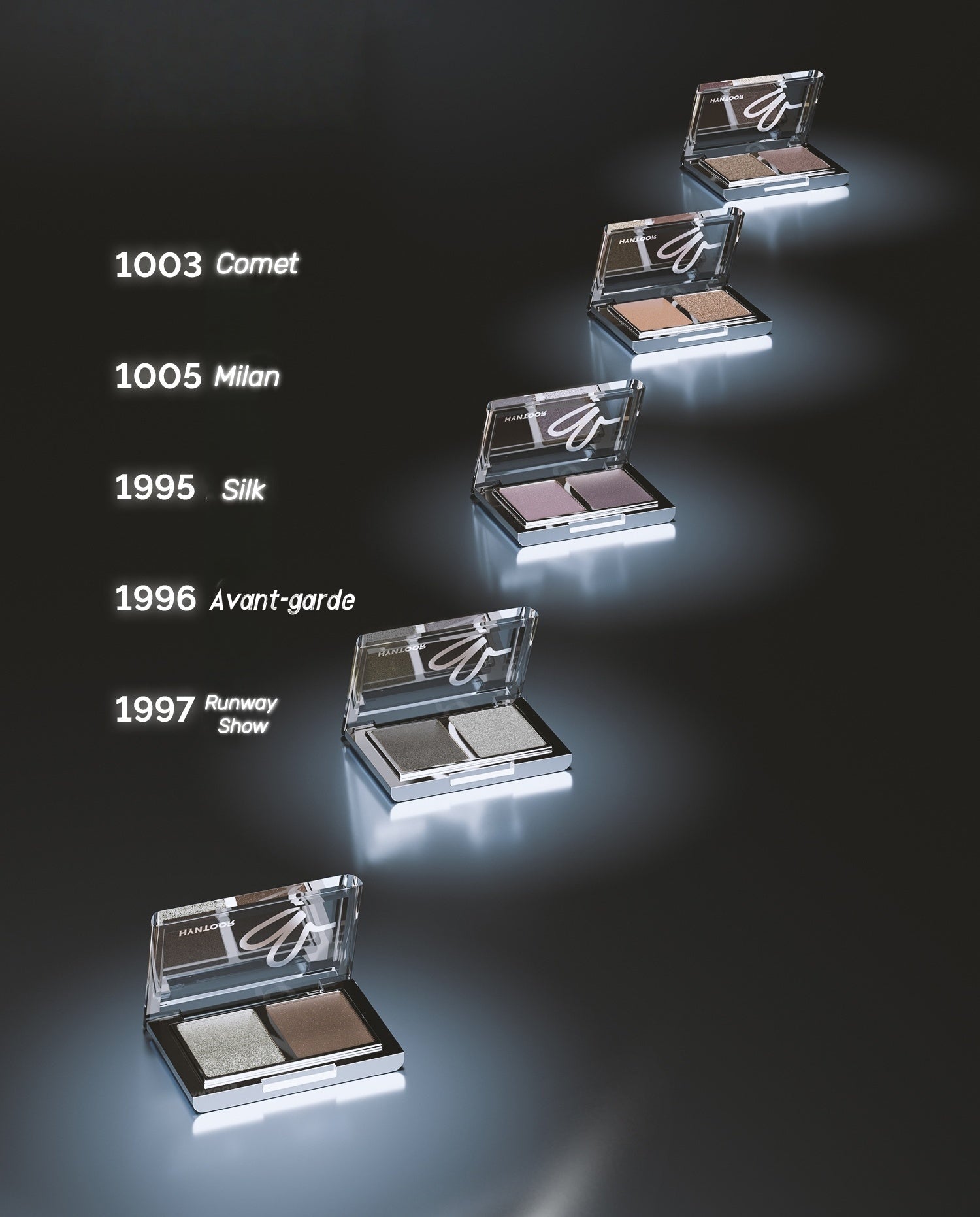 HYNTOOR Runway Show Collection 2-color Eyeshadow Palette T5183