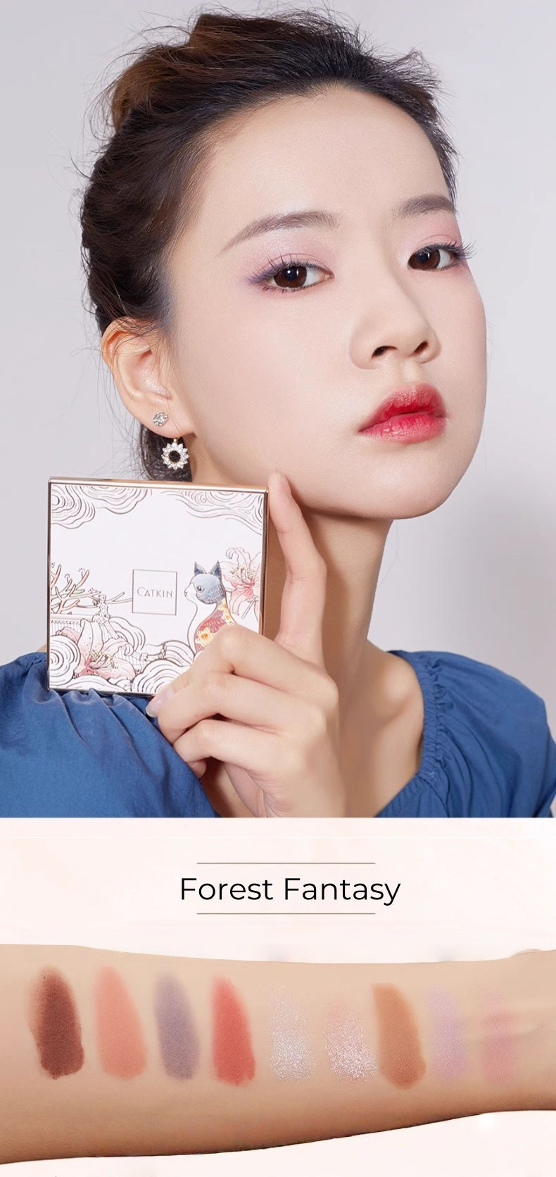 CATKIN Summer Palace Collection 9-color Eyeshadow Palette T5019
