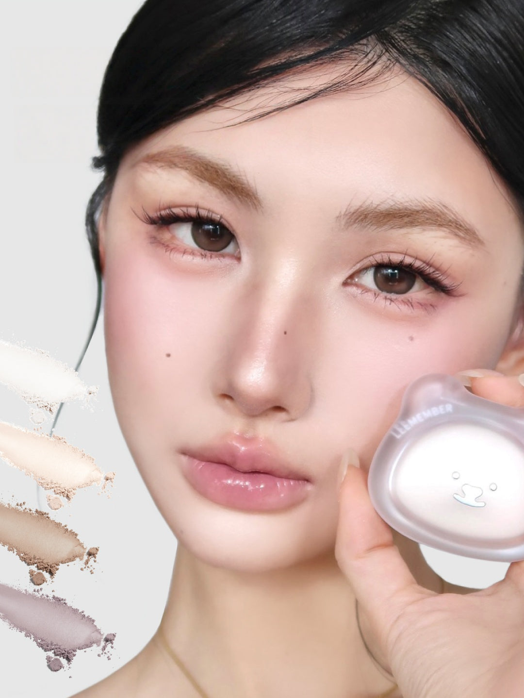 LEEMEMBER Little Bear Collection Matte Highlighter & Contour Powder T5131