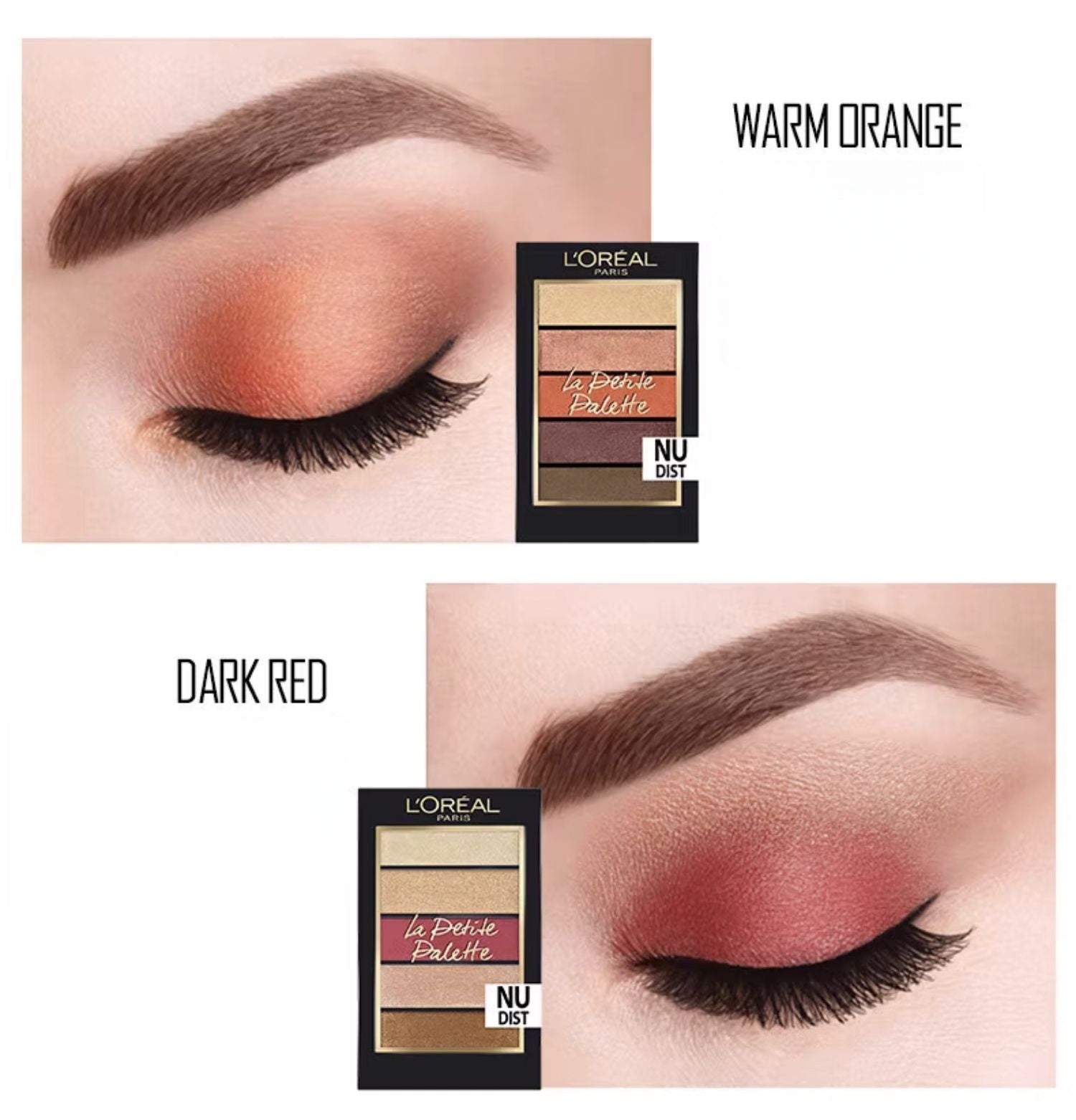 L'Oréal 5-color Matte & Pearlescent Eyeshadow Palette T4973