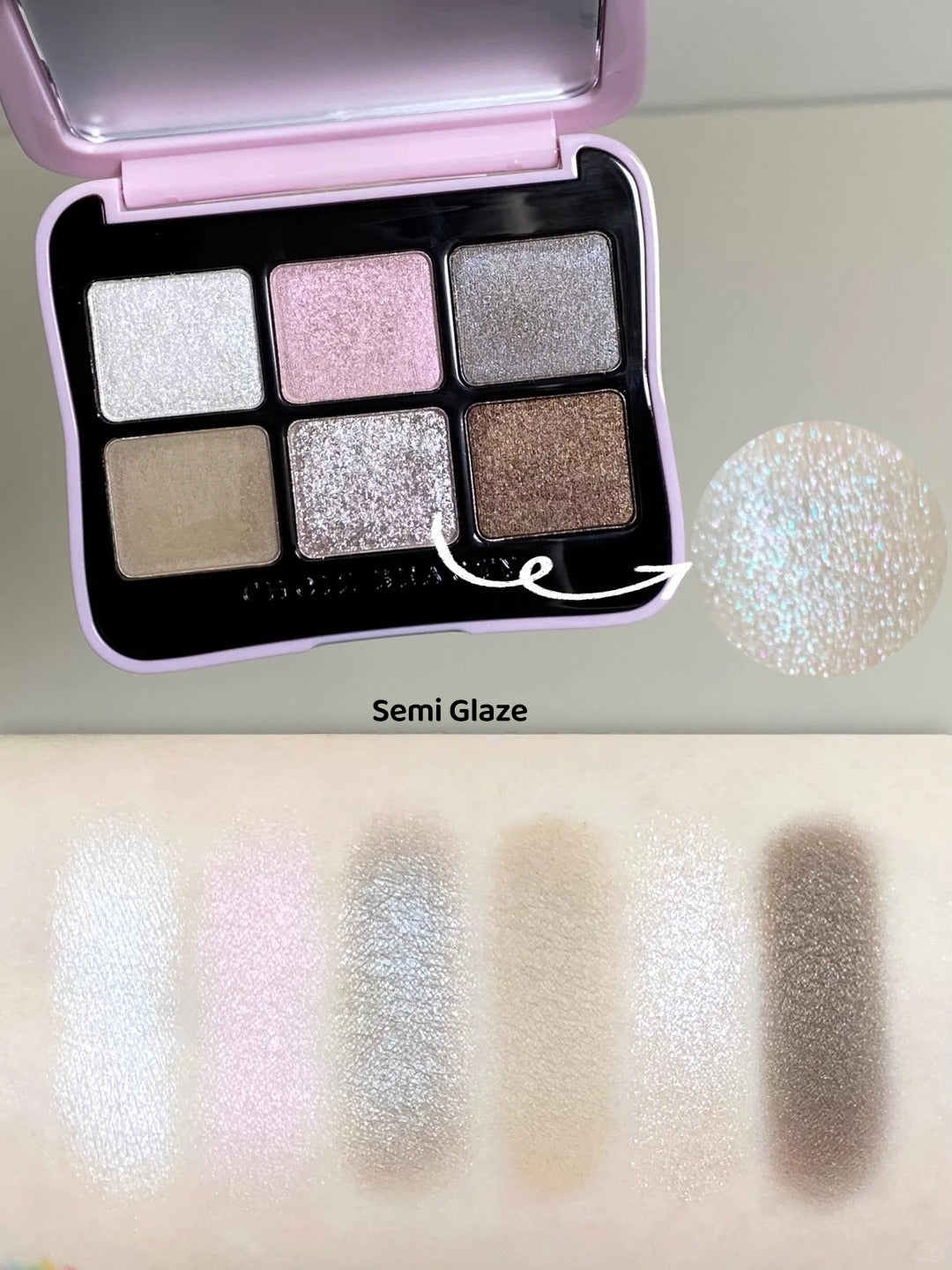 CHOIZ BEAUTY Gemstone Collection Liquid Powder Eyeshadow Palette T5788