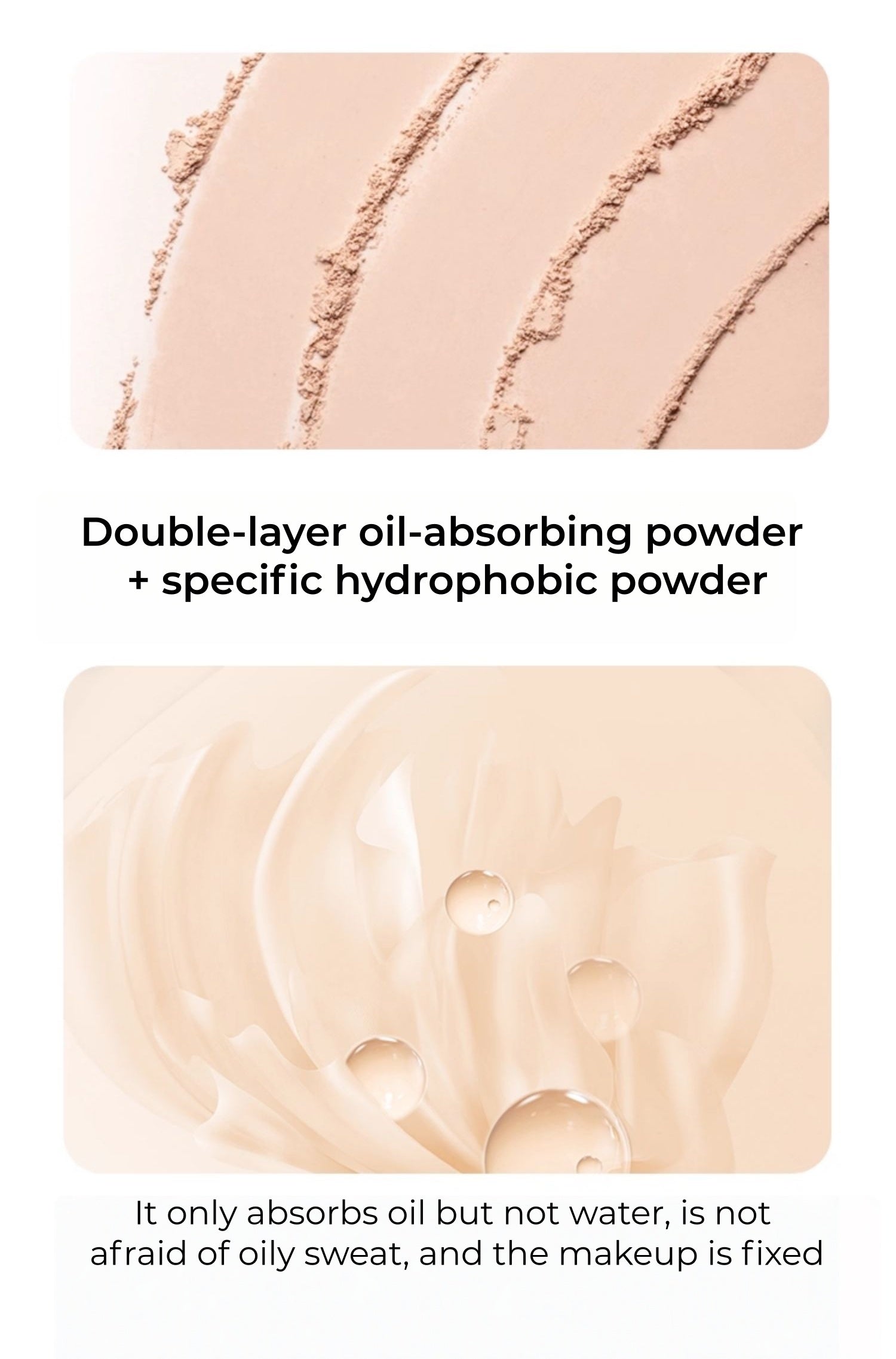 BABREA Long-wear Oil-control Moist Suncreen Pressed Powder SPF50+ PA+++ T5524