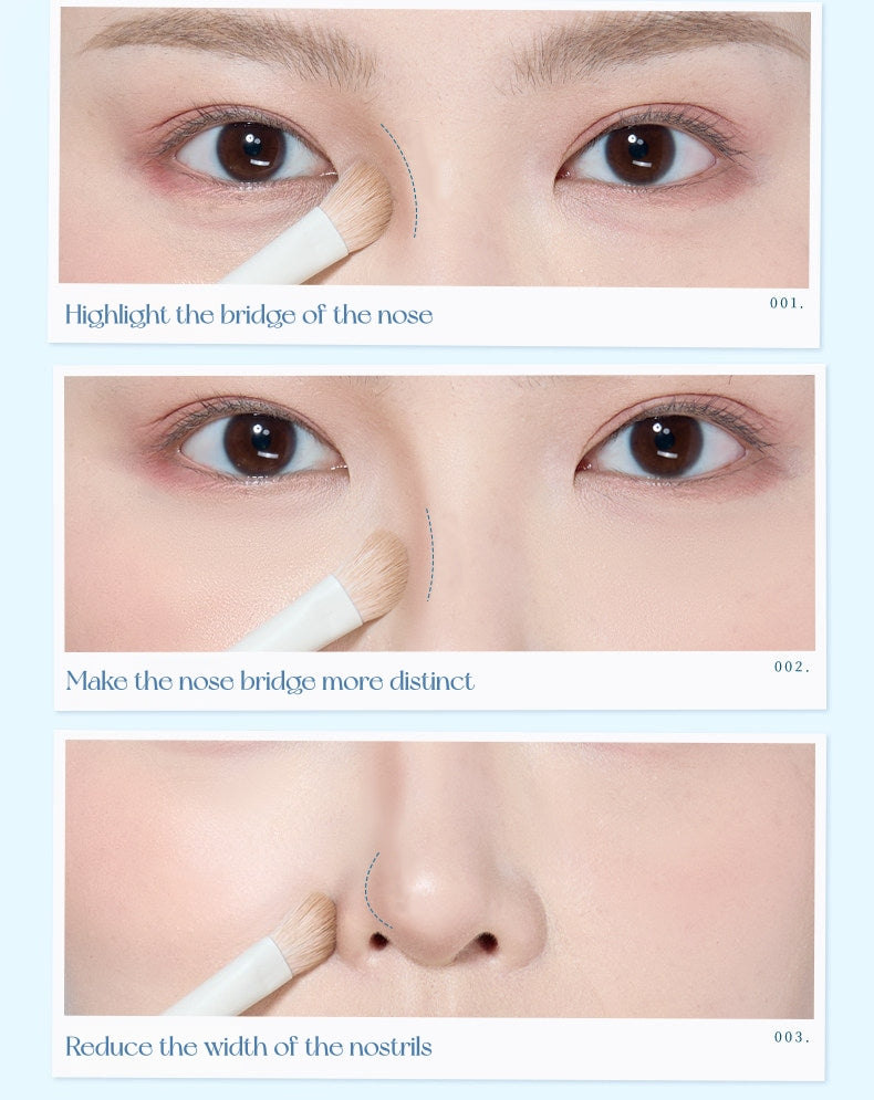 AMORTALS Fishtail Nose Contour Makeup Brush T5646