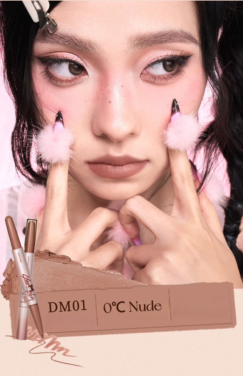 QianYan X DODONAMI Double-head Matte Lipstick Pen T5317