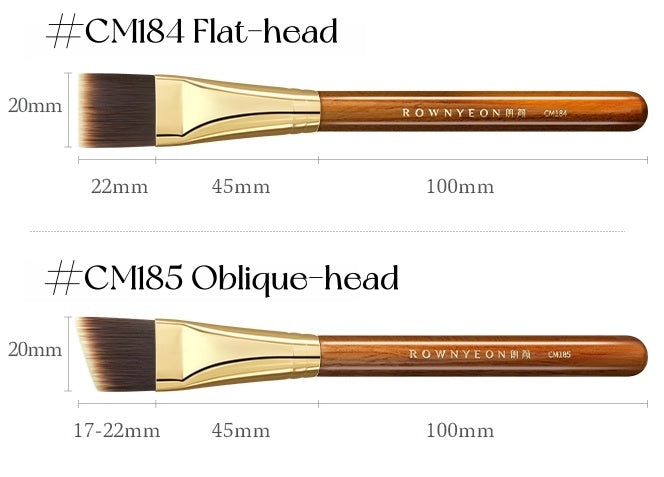 ROWNYEON Red Desert CM184/185 Foundation Makeup Brush T5150
