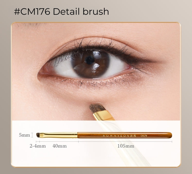 ROWNYEON Red Desert CM175/176 Eye Detail Makeup Brush T5149
