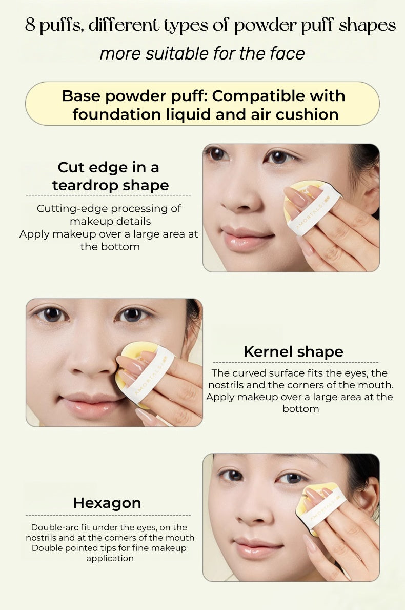 AMORTALS Farm Picking Collection Soft Cotton Makeup Puff T5260