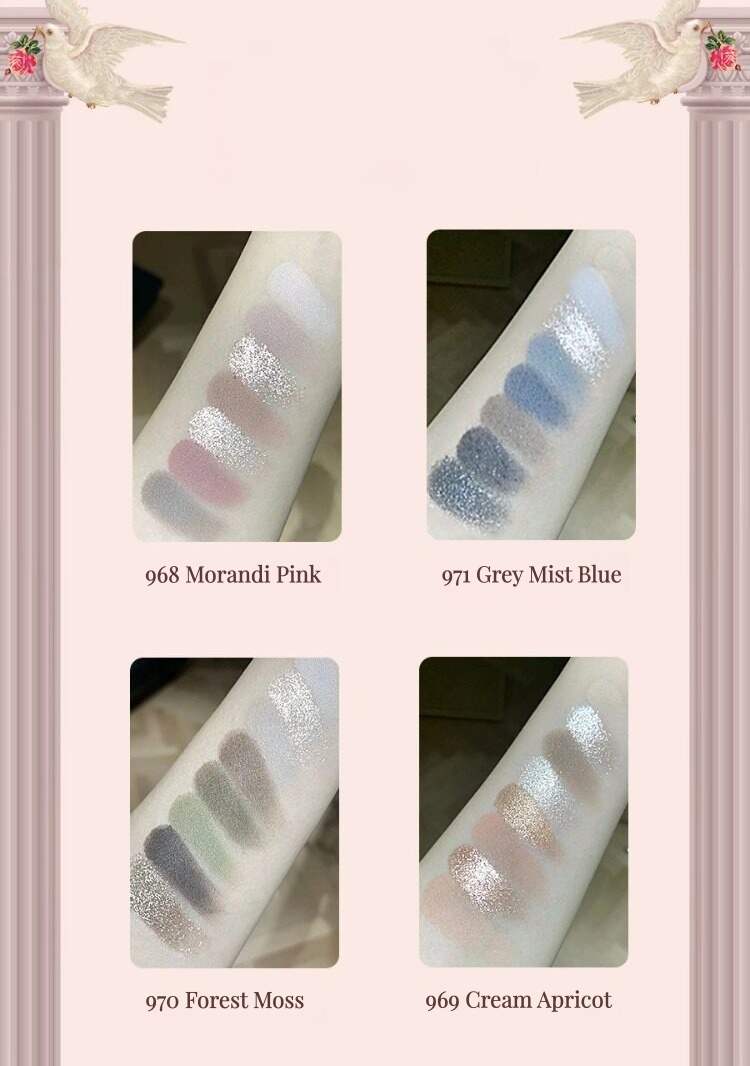 CHEERFLOR Angle Sculpture Collection 8-color Eyeshadow Palette T5572