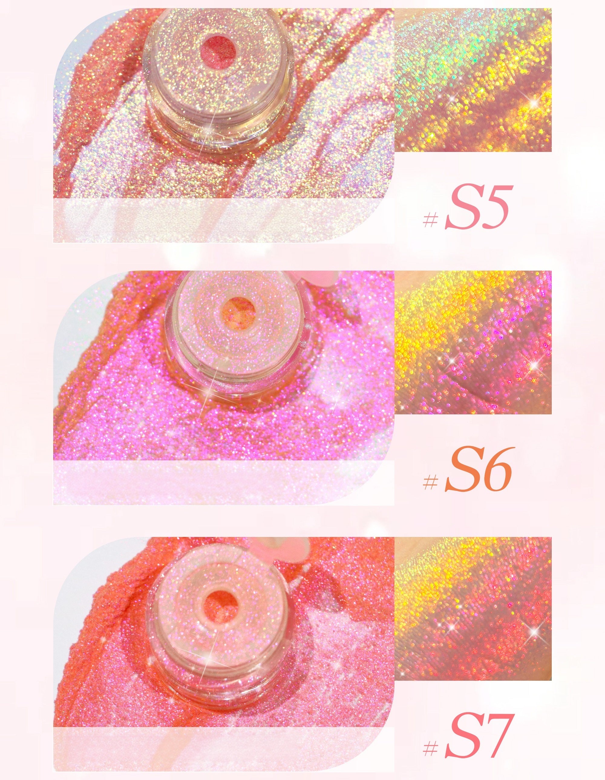 SheenEffect Optical Chameleon Illusion Glitter Mono Eyeshadow T5953