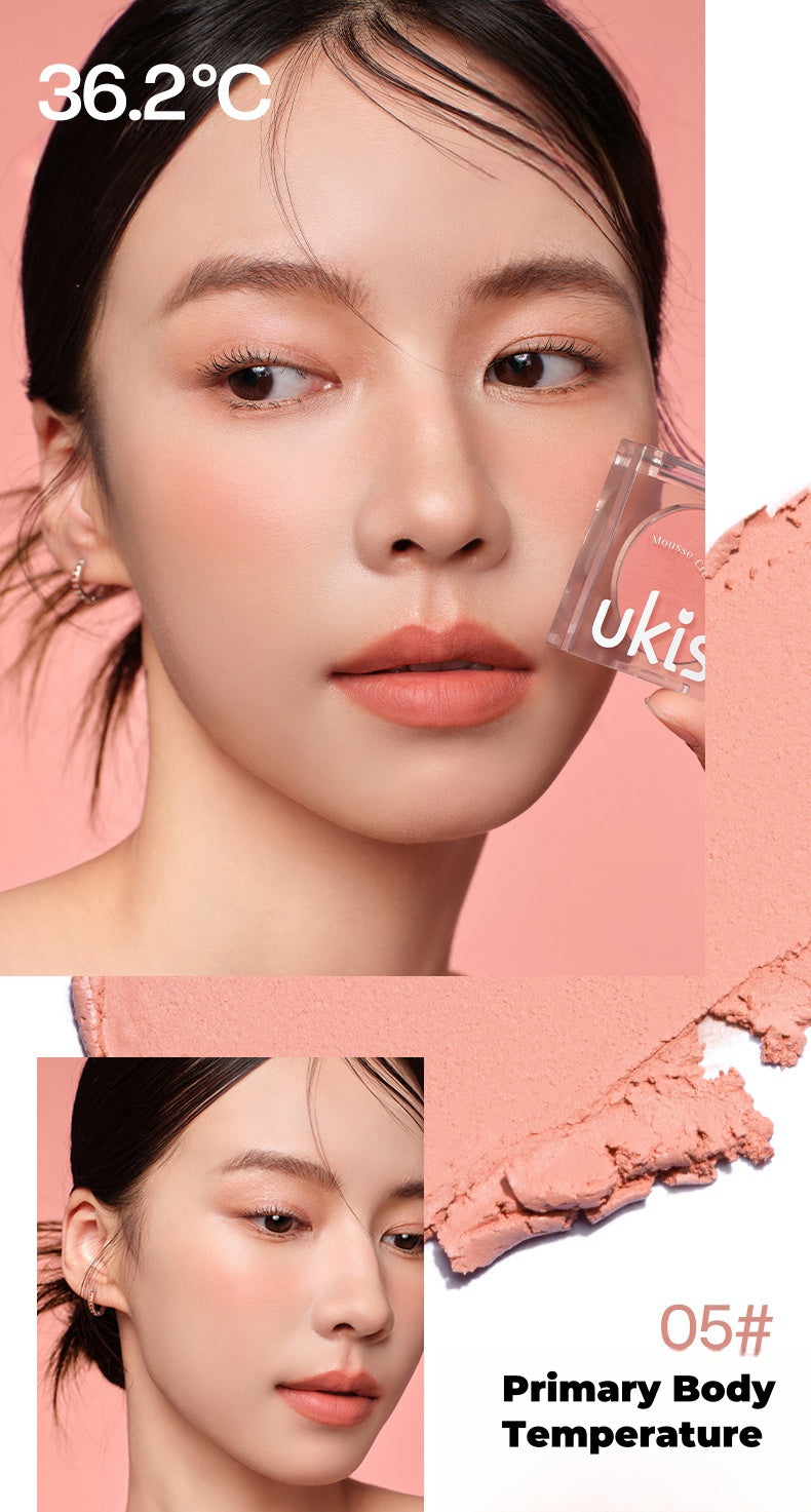 UKISS Temperature Code Mono Mousse Matte Blusher Cream T4347