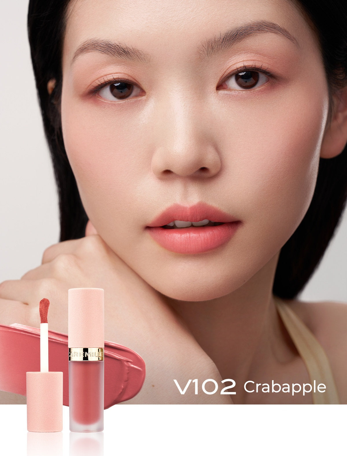 CAREMILLE Go-nude Matte Velvet Essence Lip Cream T5690