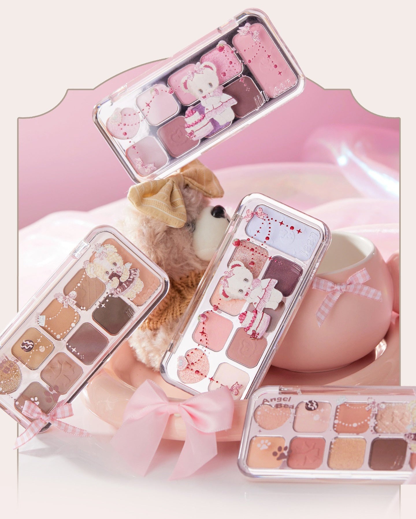 JILL LEEN Little Bear 9-color Eyeshadow Makeup Palette T5616