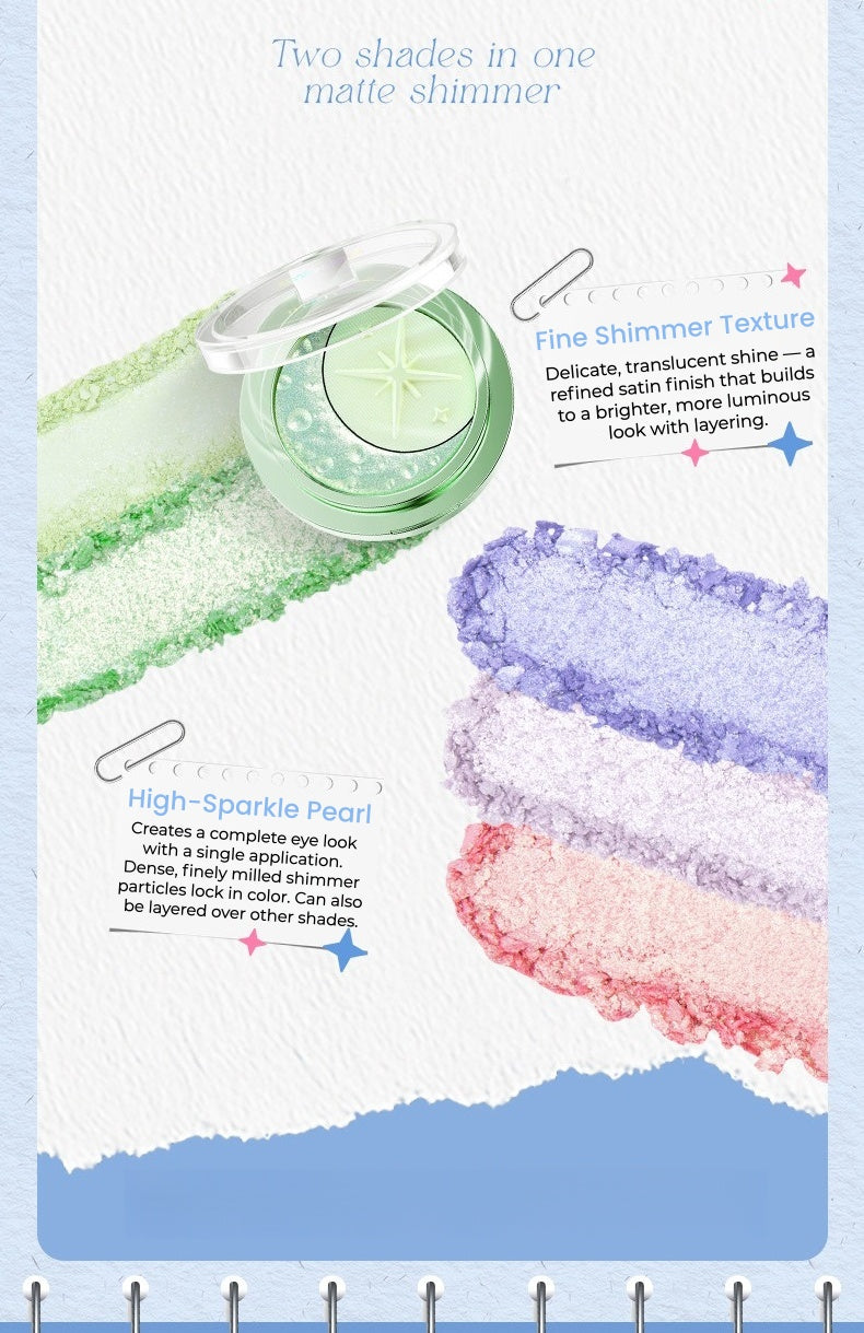 Truth'key Starfall Moon Double-color Eyeshadow Palette T5793