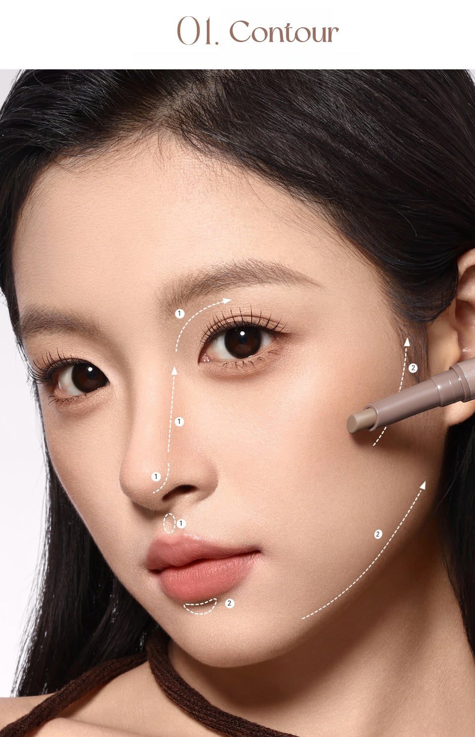 FOCALLURE Waterproof Double-head Contour & Highlighter Pen T5354