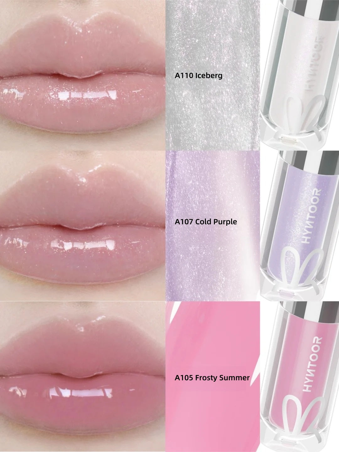HYNTOOR Future Planet Shimmer Mirror Lip Gloss T4419