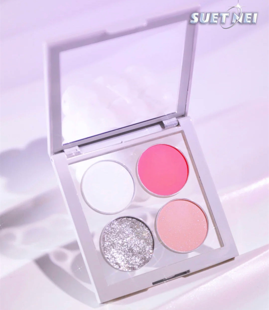 SUET NEI Matte Polarized Pearlescent 4 Colors Eyeshadow Palette T4083