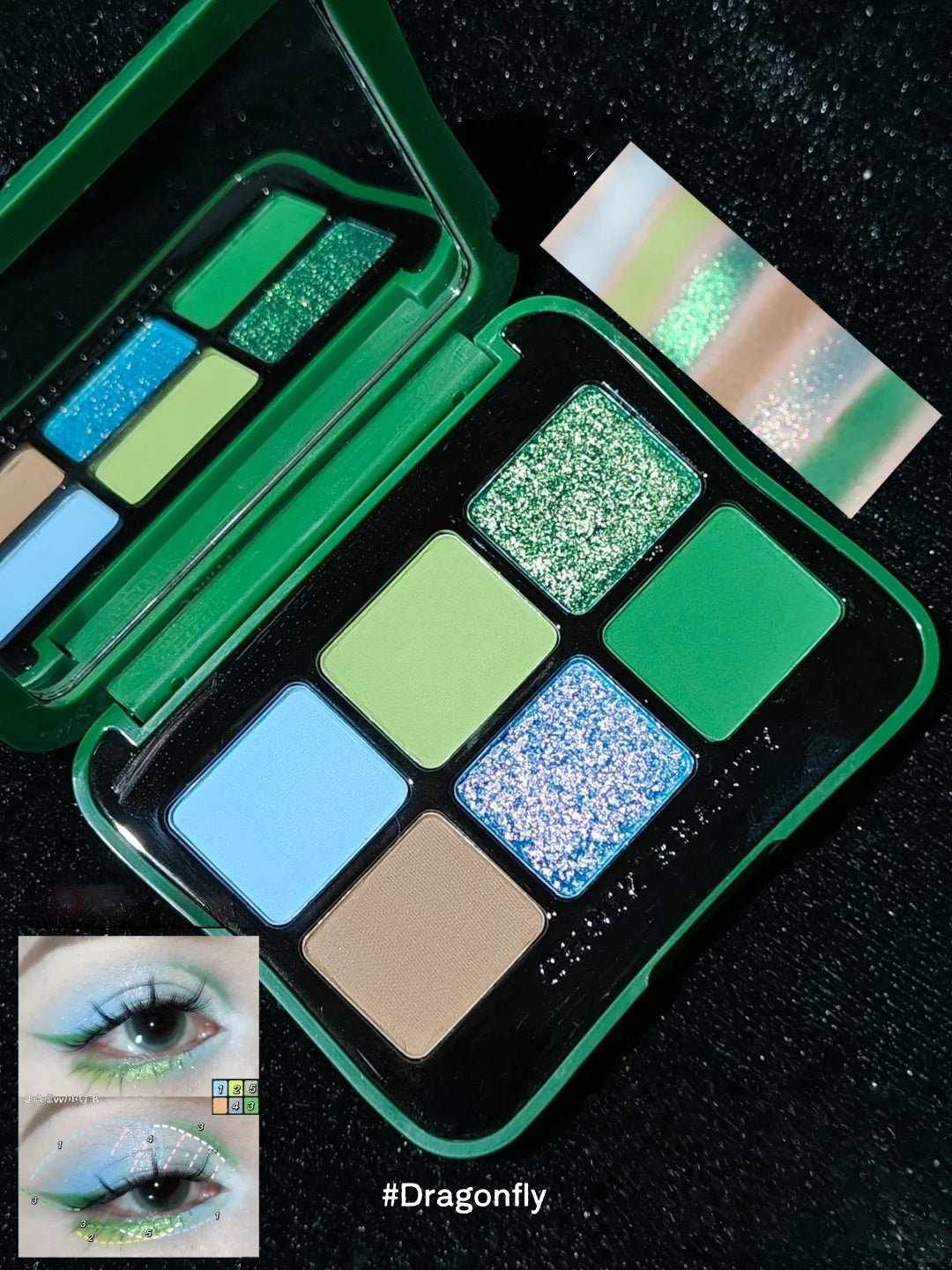 CHOIZ BEAUTY Insect Collection 6-color Eyeshadow Palette T5440